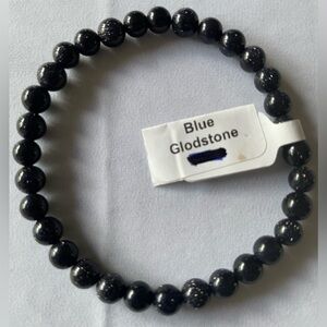 NWT  Blue Goldstone Stretch bracelet